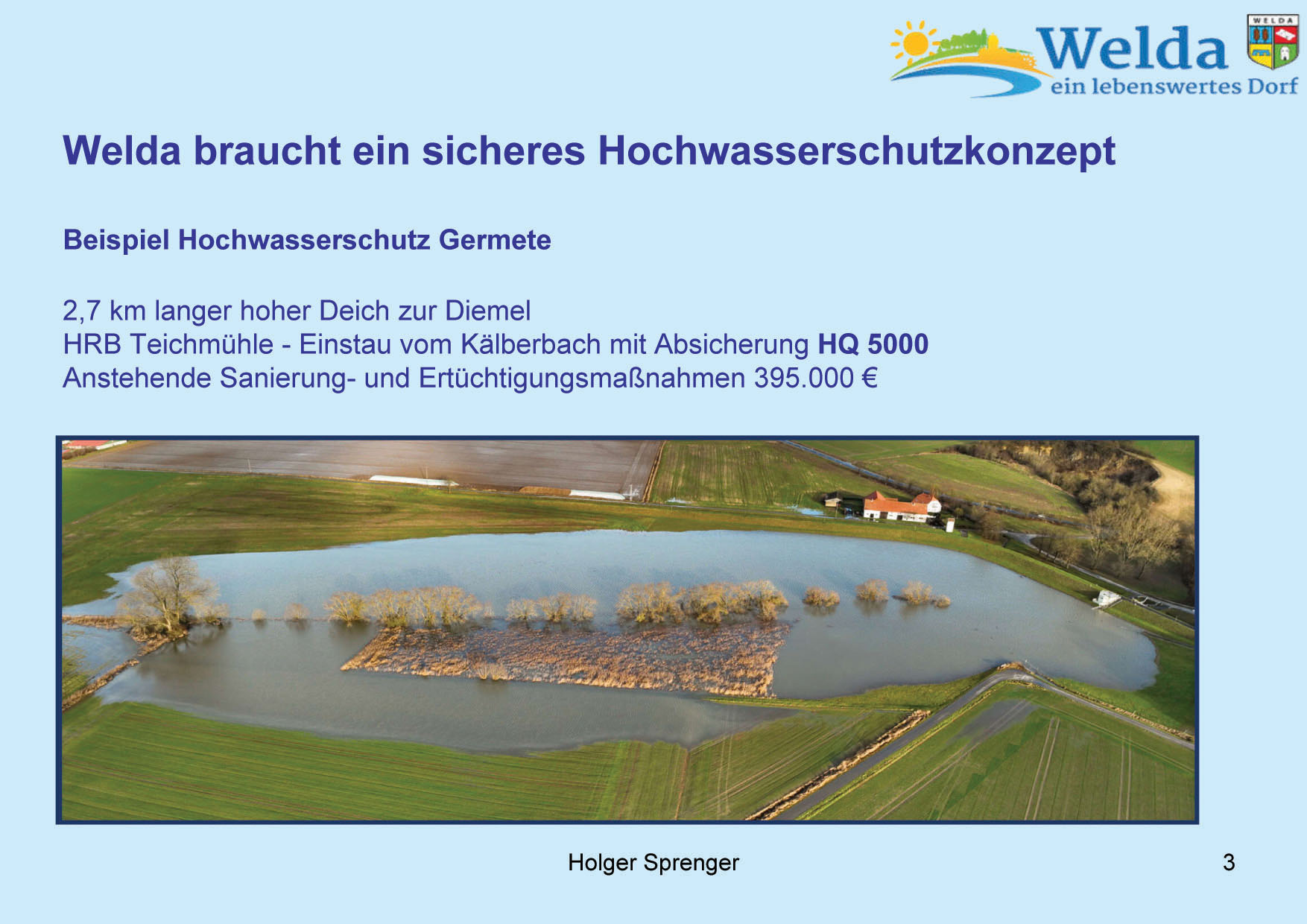Hochwasserschutz Welda 